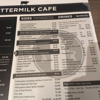 Buttermilk - Menu - Coffee & Tea Near Me - Naperville, Illinois