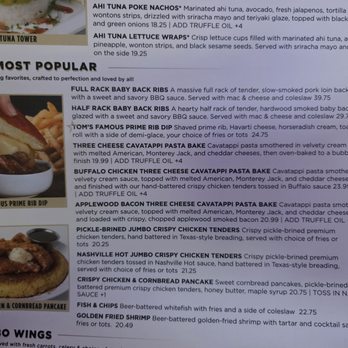 Tom’s Watch Bar - 2025-10-31 Menu - Sports Bars Near Me - Orlando, Florida Tom’s Watch Bar - 2025-10-31 Menu - Sports Bars Near Me - Orlando, Florida