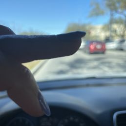 4 of 10 nails have a lump like this on them. :( 4 of 10 nails have a lump like this on them. :(