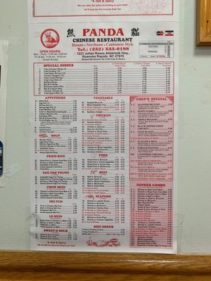 Menu photo 2 Panda Roanoke Rapids, NC