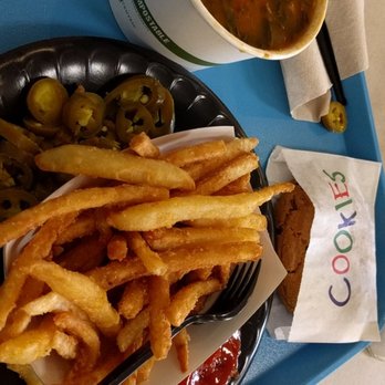 Inspirations Cafe, HCMC - a plate of french fries and a bowl of soup - Cafes Near Me - Minneapolis, Minnesota Inspirations Cafe, HCMC - a plate of french fries and a bowl of soup - Cafes Near Me - Minneapolis, Minnesota
