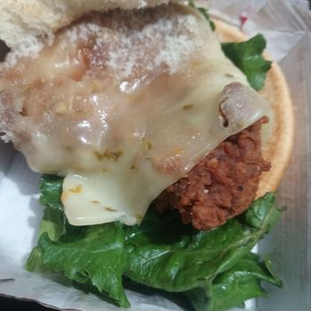 Chick-fil-A - Dried out chicken filet with old cheese - Fast Food Near Me - Warrensville Heights, Ohio Chick-fil-A - Dried out chicken filet with old cheese - Fast Food Near Me - Warrensville Heights, Ohio