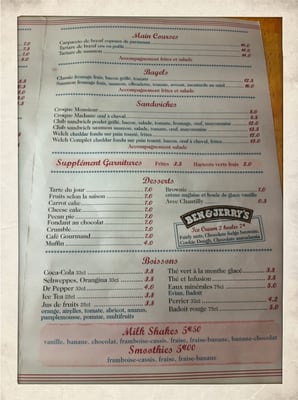 Menu photo 6 Brooklyn Café Paris, 75 Menu photo 6 Brooklyn Café Paris, 75