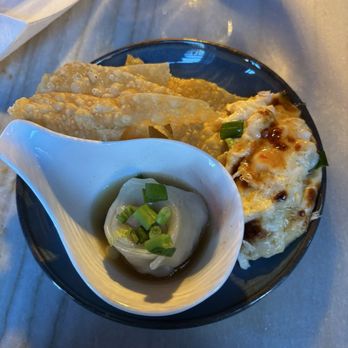 Sun Chong - Gumbo dumpling and crab ragoon dip - Korean Near Me - New Orleans, Louisiana Sun Chong - Gumbo dumpling and crab ragoon dip - Korean Near Me - New Orleans, Louisiana