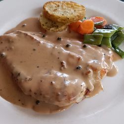 Restaurante S'albufera - Gegrilltes Hühnchen mit Pfeffersoße