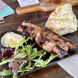 Cedar Springs Brewing Company - Pork Souvlaki!