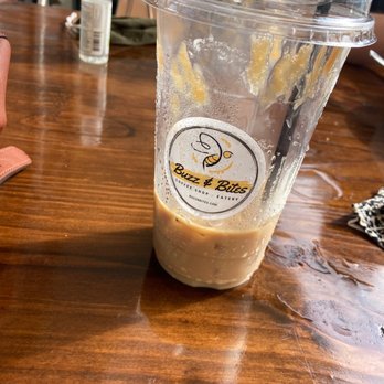Buzz & Bites - Salted Caramel latte - Coffee & Tea Near Me - Houston, Texas Buzz & Bites - Salted Caramel latte - Coffee & Tea Near Me - Houston, Texas