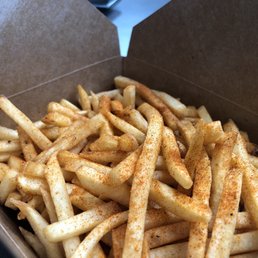 Cajun fries with extra spicy added, to give it a little of a kick!