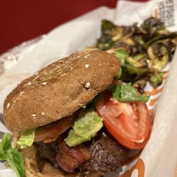 Smashburger - Double avocado bacon club with brussel sprouts
