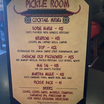 Lovejoy's Pickle Room - 1/2 of cocktail menu - Chinese Near Me - Santa Barbara, California Lovejoy's Pickle Room - 1/2 of cocktail menu - Chinese Near Me - Santa Barbara, California