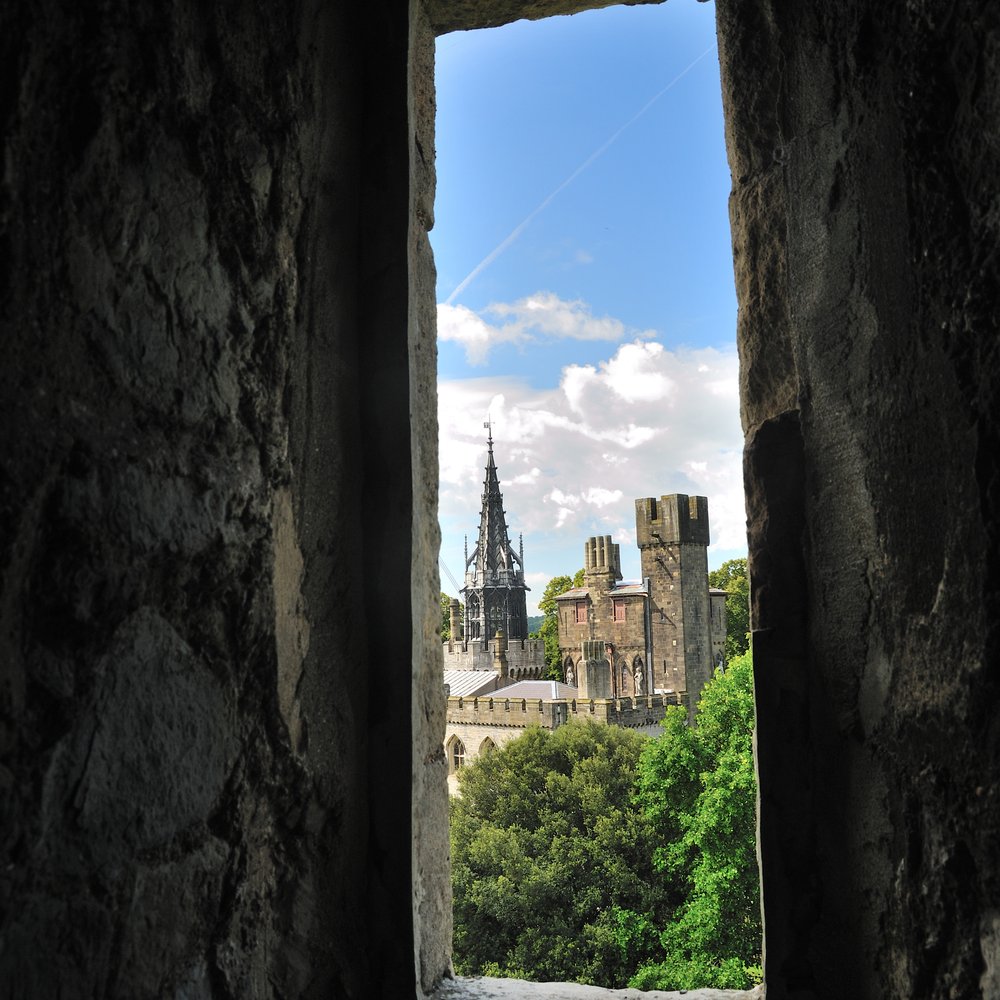 Cardiff Castle - View through the Norman Keep Window - Castles Near Me - Cardiff, CRF