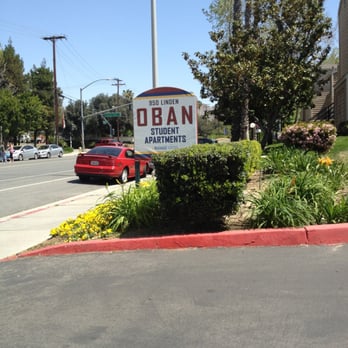 Oban Apartments - Oban sign visible from the street. - Apartments Near Me - Riverside, California Oban Apartments - Oban sign visible from the street. - Apartments Near Me - Riverside, California