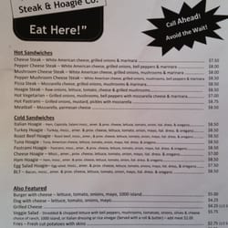Great Steak Bomb Hoagie - MENU
