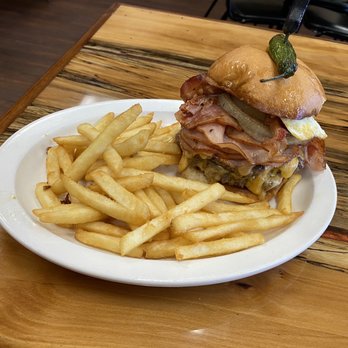 Jerry Bob's Family Restaurant - Rancher burger with fries - Breakfast & Brunch Near Me - Oro Valley, Arizona Jerry Bob's Family Restaurant - Rancher burger with fries - Breakfast & Brunch Near Me - Oro Valley, Arizona