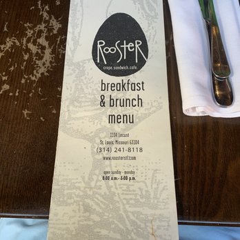 Rooster - Downtown - Menu - Creperies Near Me - St. Louis, Missouri Rooster - Downtown - Menu - Creperies Near Me - St. Louis, Missouri