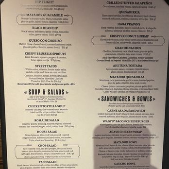 Matador Charleston - Menu - Mexican Near Me - Charleston, South Carolina Matador Charleston - Menu - Mexican Near Me - Charleston, South Carolina