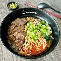 Flaming Ox - Our MaLa spicy beef noodle soup is a MUST try for all you heat seekers!