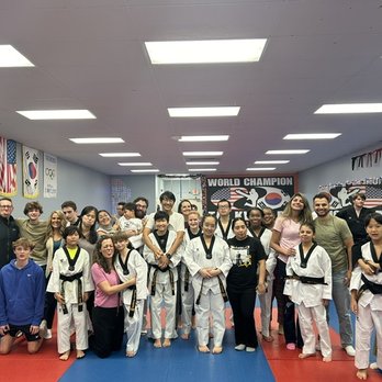 World Champion Tae Kwon Do - Our December 2023 black belt testers and their familes. Thank you for your support! - Taekwondo Near Me - Wake Forest, North Carolina World Champion Tae Kwon Do - Our December 2023 black belt testers and their familes. Thank you for your support! - Taekwondo Near Me - Wake Forest, North Carolina