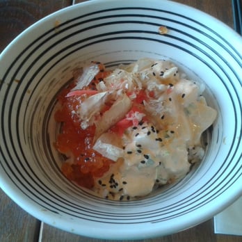 Strings Ramen Shop - Spicy scallop bowl with ikura. No more seaweed. :( - Ramen Near Me - Chicago, Illinois Strings Ramen Shop - Spicy scallop bowl with ikura. No more seaweed. :( - Ramen Near Me - Chicago, Illinois