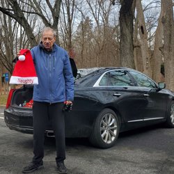 Van Cortlandt Park Golf Course - Willie's hat says "Naughty" He has the best sense of humour - 12/25/2025