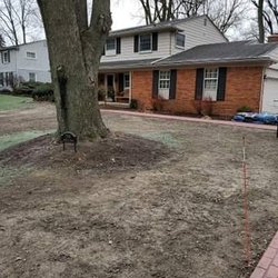 B+B Lawnscape - Fall grass seeding before pic