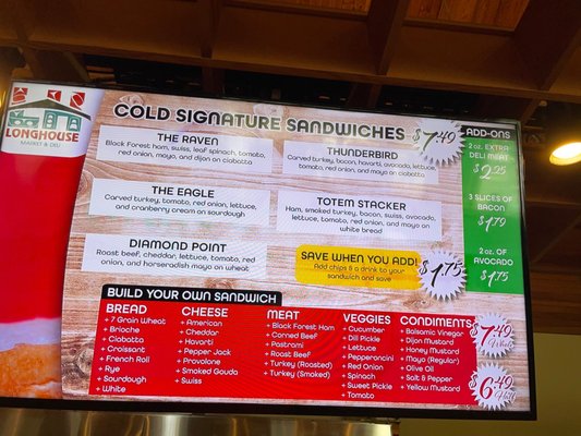 Menu photo 2 Longhouse Market & Deli Sequim, WA Menu photo 2 Longhouse Market & Deli Sequim, WA