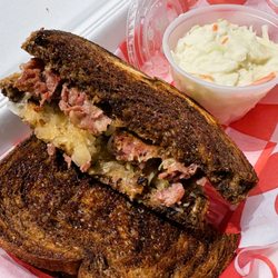 Whistle Stop Café - A very nice Reuben, decent Coleslaw