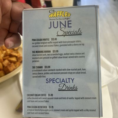 Menu photo 1 C’s Waffles - Deltona Deltona, FL