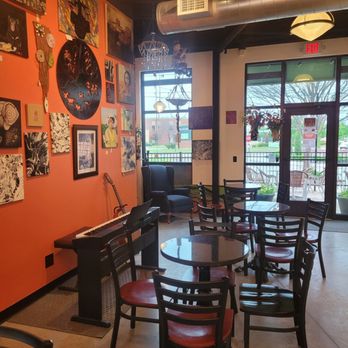 The Coffee Grinder - Back seating area (adjacent to patio) - Coffee & Tea Near Me - Jenks, Oklahoma
