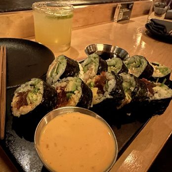 SUSHI-SAN - Lobster California and Spicy Tuna rolls - Sushi Bars Near Me - Chicago, Illinois SUSHI-SAN - Lobster California and Spicy Tuna rolls - Sushi Bars Near Me - Chicago, Illinois