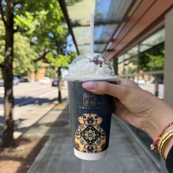 Choo Tea - Osmanthus Oolong Tea Latte - Bubble Tea Near Me - Bellevue, Washington