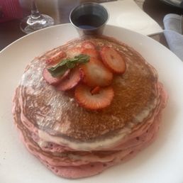 Red velvet pancakes Red velvet pancakes