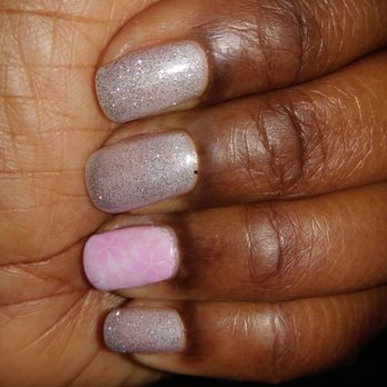 Vivian Nail Spa - Sparkles and flowers... What more could a girl ask for. Dee used a design transfer to jazz up my accent nail. - Nail Salons Near Me - Springfield, Virginia Vivian Nail Spa - Sparkles and flowers... What more could a girl ask for. Dee used a design transfer to jazz up my accent nail. - Nail Salons Near Me - Springfield, Virginia