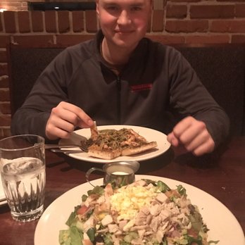 Aunt Maude's - Cobb Salad and Tequila Chicken Fettuccine - New American Near Me - Ames, Iowa