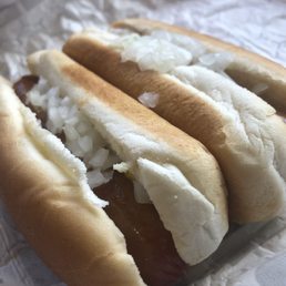 2 hot dogs for $1 2 hot dogs for $1