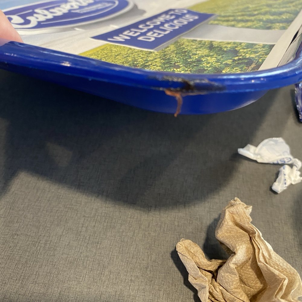 Culver's - Nasty dried ketchup on the tray they brought our food out on. - Burgers Near Me - West Melbourne, Florida Culver's - Nasty dried ketchup on the tray they brought our food out on. - Burgers Near Me - West Melbourne, Florida