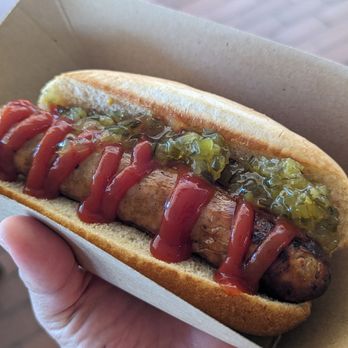 Carmel Food Tours - Mild Italian sausage grilled to perfection at Nielson Brothers Market - Food Tours Near Me Carmel Food Tours - Mild Italian sausage grilled to perfection at Nielson Brothers Market - Food Tours Near Me