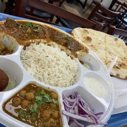 Goat thali