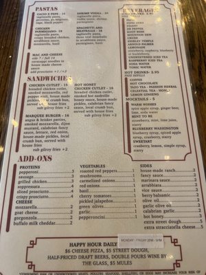Menu photo 2 Marquee Pizzeria Coralville, IA