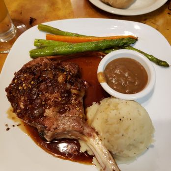 Creative Cafe - The Pork Chop! W/mashed and veggies:) - Wraps Near Me - Casa Grande, Arizona Creative Cafe - The Pork Chop! W/mashed and veggies:) - Wraps Near Me - Casa Grande, Arizona