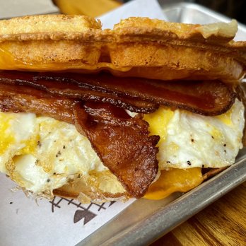 Bruxie - BACON, EGG & CHEDDAR - Sandwiches Near Me - Orange, California