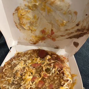 Taco Bell - Mexican pizza that was at the bottom of the bag. I scrapped off the tipping when I opened it. - Fast Food Near Me - Newaygo, Michigan