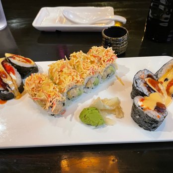 Ooka Sushi - 12. Dynamite Roll 17. Vocano Roll 14. Kiss of Yellowtail Roll 2. Yellowtail Jalapeno - Sushi Bars Near Me - Dothan, Alabama Ooka Sushi - 12. Dynamite Roll 17. Vocano Roll 14. Kiss of Yellowtail Roll 2. Yellowtail Jalapeno - Sushi Bars Near Me - Dothan, Alabama