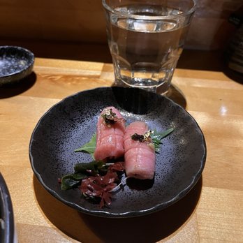 Ginza Sushi & Sake - I forgot what this was called, but I swear it started with an "H." It was DELICIOUS!!! Omg! - Sushi Bars Near Me - San Francisco, California