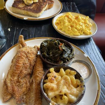 Blvd Bistro - Catfish Breakfast Brioche French Toast - American Near Me - New York, New York