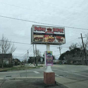 PO Boy Depot - PoBoy Depot corner sign - Grocery Near Me - Marrero, Louisiana