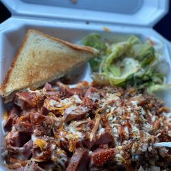 Rubicon Restaurant - Full potato w/ bologna & brisket