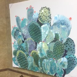 Tex Best Travel Center - Cactus painting