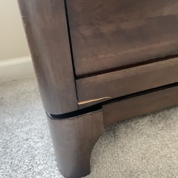 Ashley Store - Not a scuff- a CRACK IN THE TALL DRESSER! - Furniture Stores Near Me - Buford, Georgia