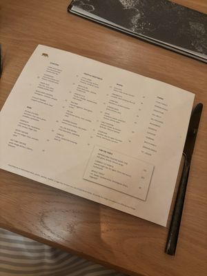 Menu photo 7 Bear at Stanly Ranch Napa, CA Menu photo 7 Bear at Stanly Ranch Napa, CA